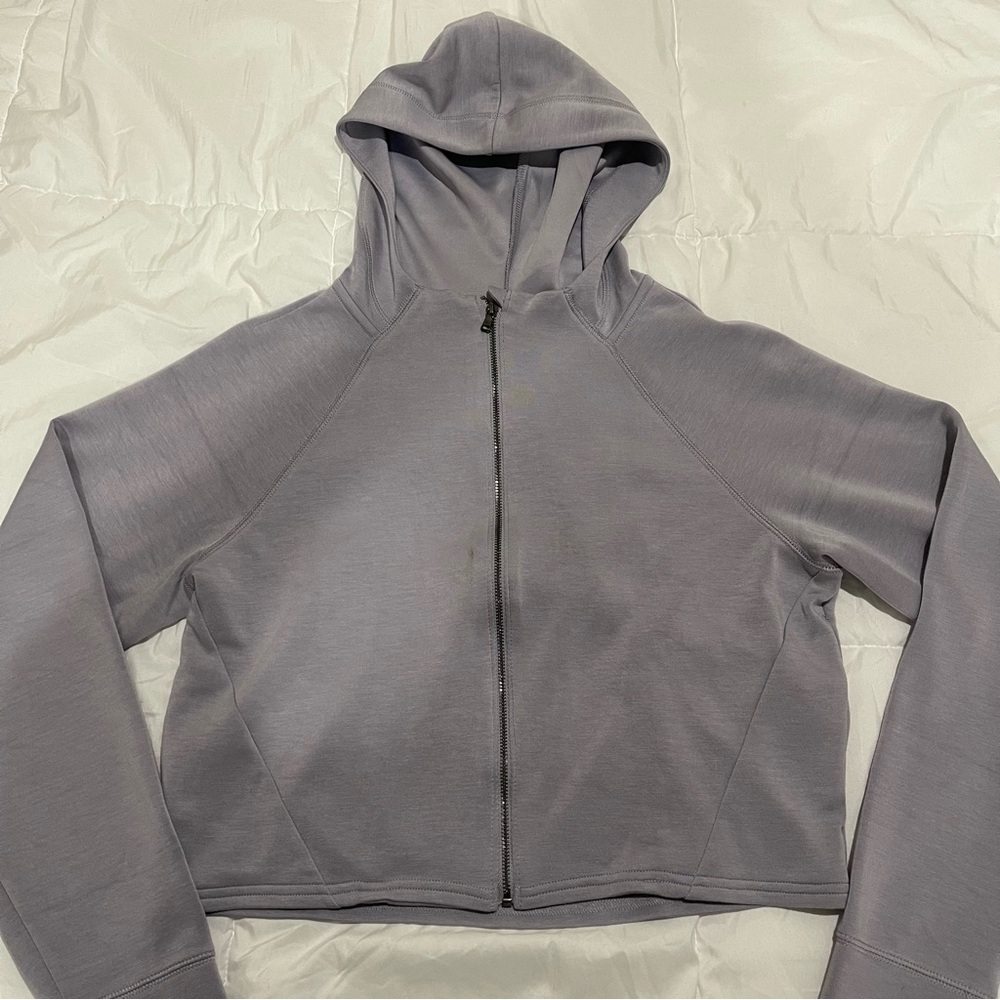 Gilly Hicks light purple Cropped Boxy Sweatshirt